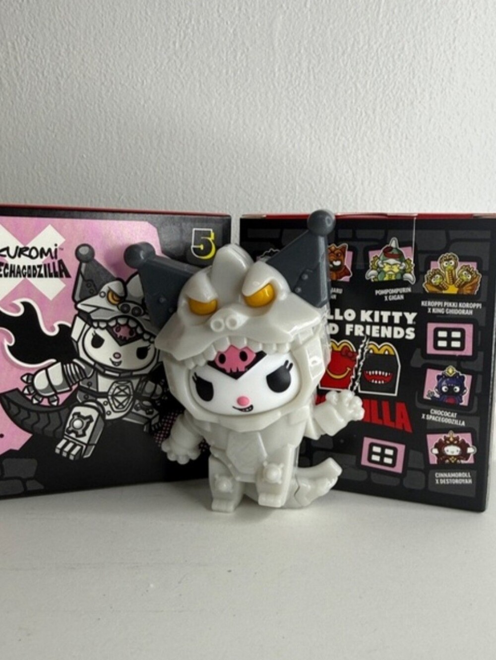 2026 McDonald’s Cute Meets Kaiju Happy Meal Toy#05- Kuromi/Mechagodzilla